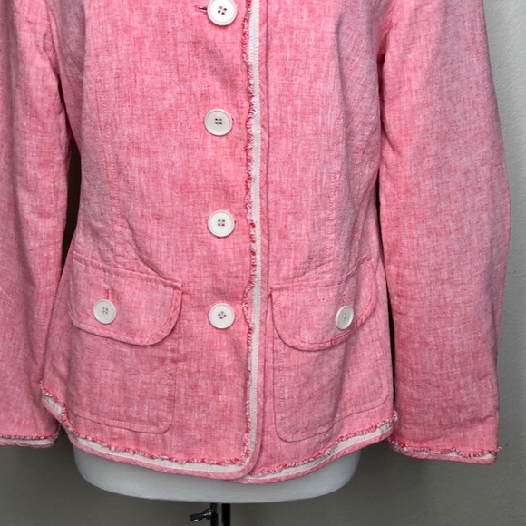 Luciano Dante Light Red Suit Blazer coat jacket - Picture 2 of 7